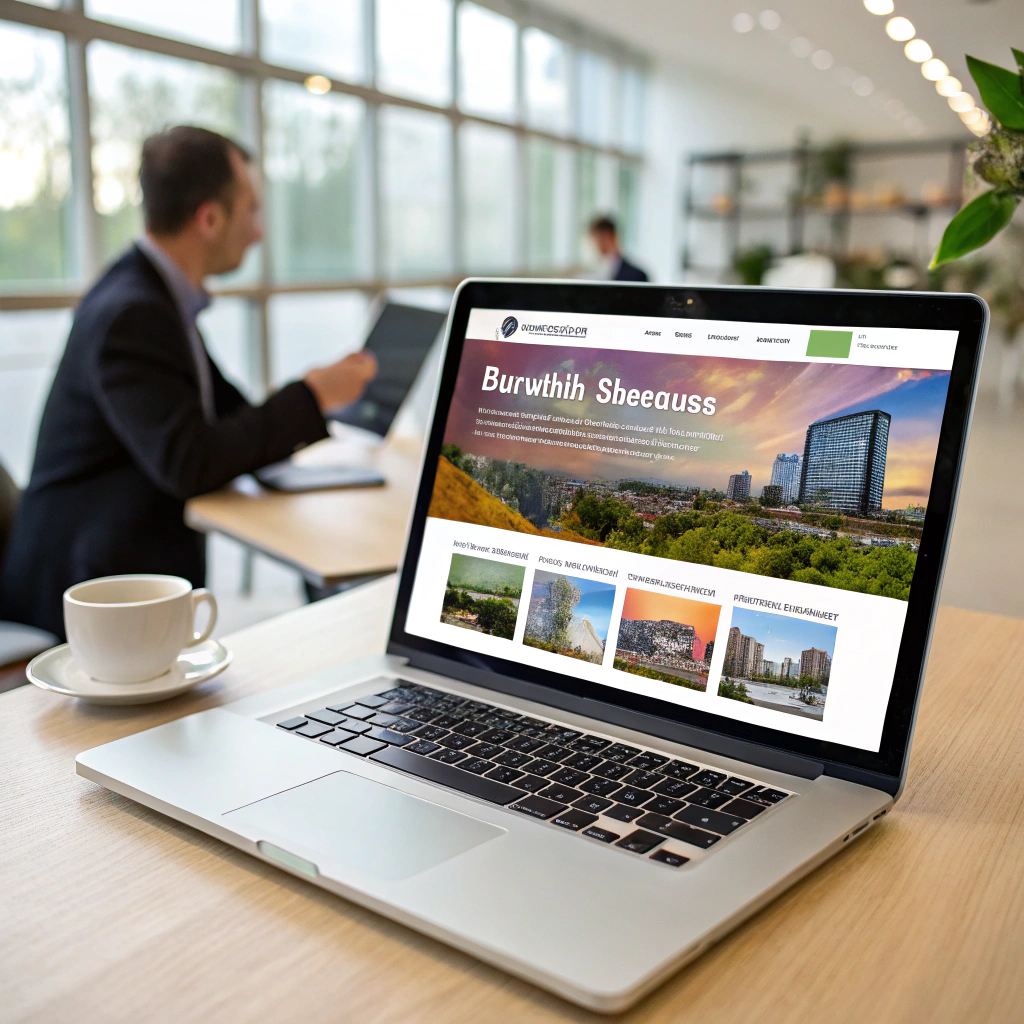 Image de site vitrine moderne