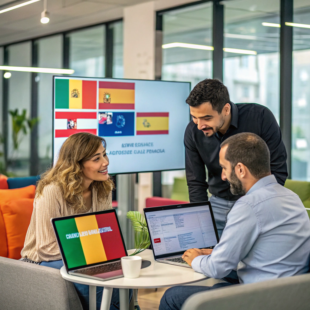 Image de site multilingue