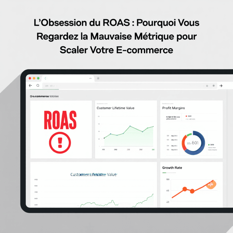 l'obsession du roas : pourquoi vous regardez la mauvaise métrique pour scaler votre e-commerce
