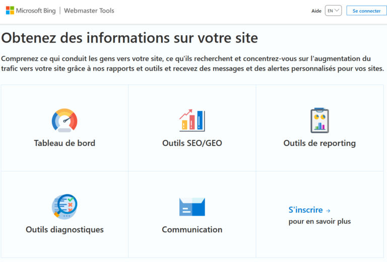 bing webmaster tools