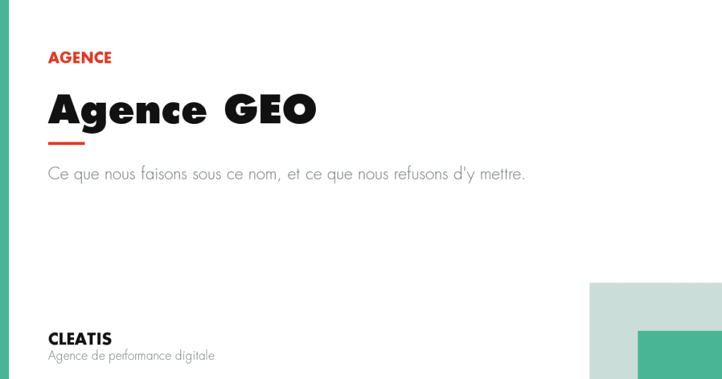 Ce que nous faisons sous ce nom, et ce que nous refusons d'y mettre.