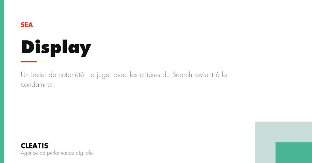 Un levier de notoriété. Le juger avec les critères du Search revient à le condamner.