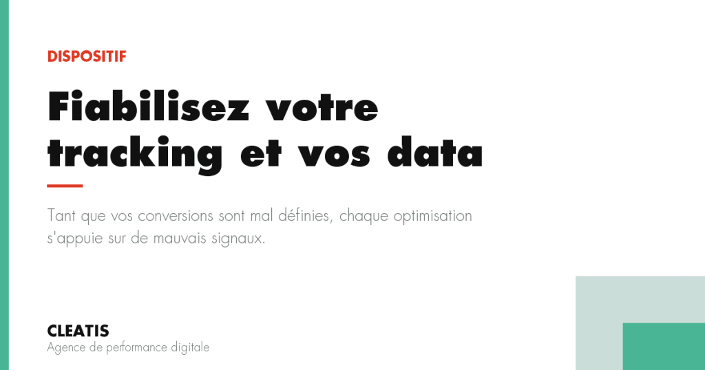 Tant que vos conversions sont mal définies, chaque optimisation s'appuie sur de mauvais signaux.