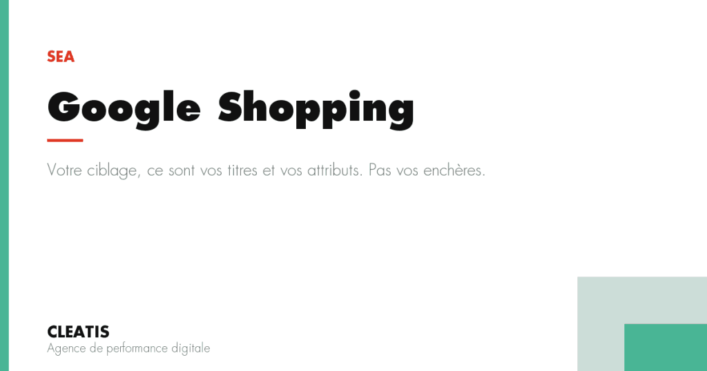 Votre ciblage, ce sont vos titres et vos attributs. Pas vos enchères.