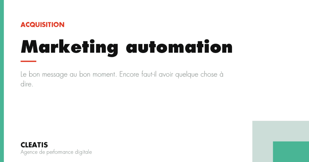 Le bon message au bon moment. Encore faut-il avoir quelque chose à dire.