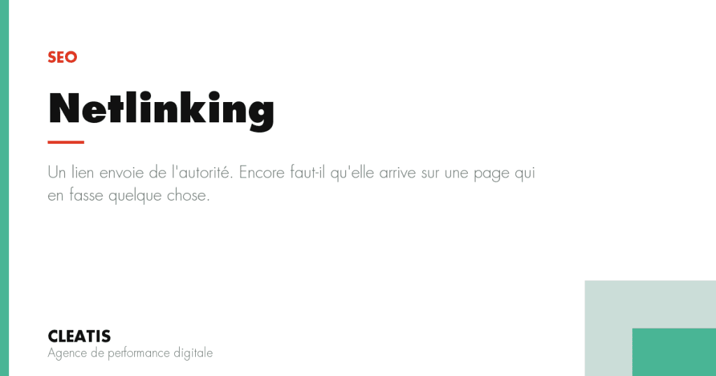 Un lien envoie de l'autorité. Encore faut-il qu'elle arrive sur une page qui en fasse quelque chose.