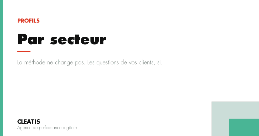 La méthode ne change pas. Les questions de vos clients, si.